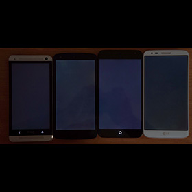 HTC One, Nexus 5, Meizu MX3  LG G2
