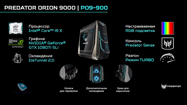 Acer Predator Orion 9000.  