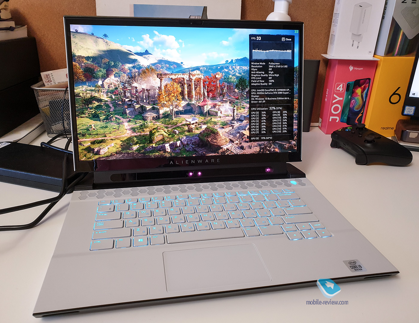  Dell Alienware m15 R3: OLED-  GeForce RTX 2080