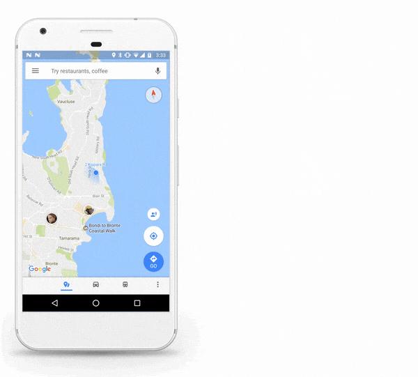 Приложение «Google Карты» расширило собственный функционал