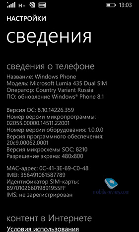Microsoft Lumia 435 DS (RM-1069)