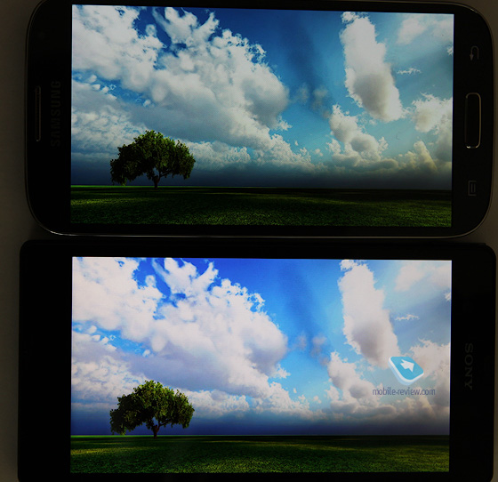   Samsung Galaxy S IV  Sony Xperia Z