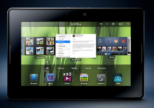 BlackBerry PlayBook: 7-дюймовый планшет на 1 ГГц двухъядерном процессоре и BlackBerry Tablet OS   Blackberryplaybook-lg1
