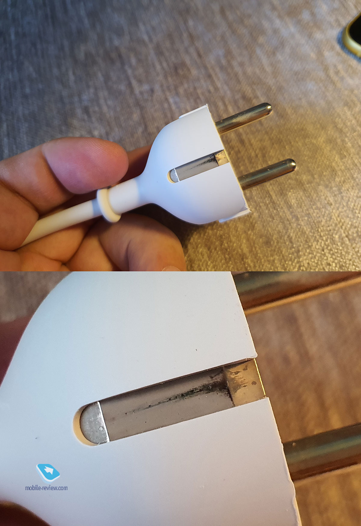 Поддельные зарядные устройства на примере зарядки для MacBook