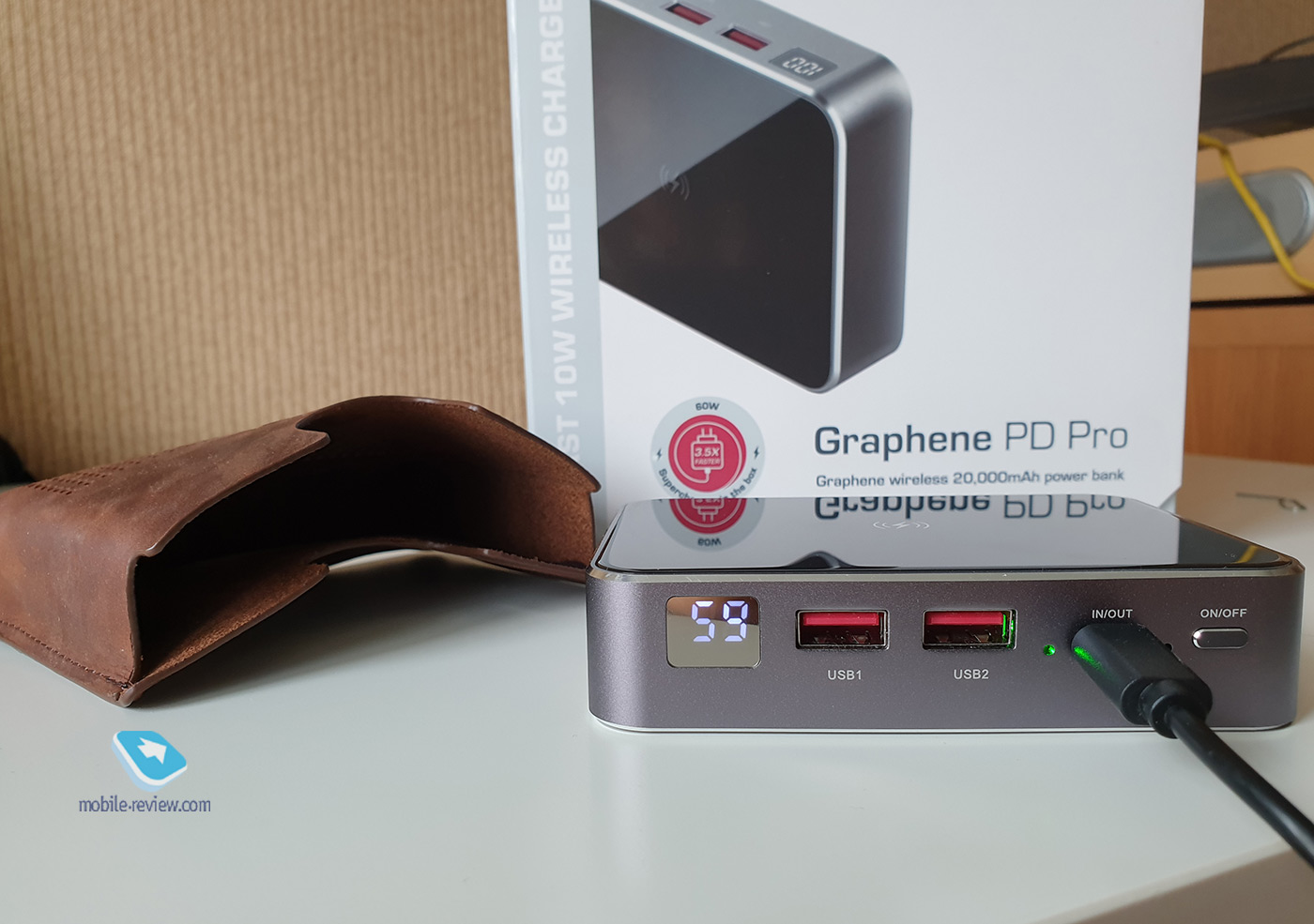 Выбираем пауэрбанк: графеновый внешний аккумулятор GRAPHENE PD PRO с реальной ёмкостью 20 000 мАч