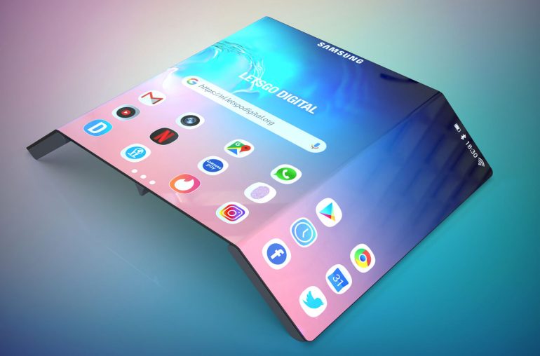 Samsung запатентовала еще один двойной складной смартфон из серии ...