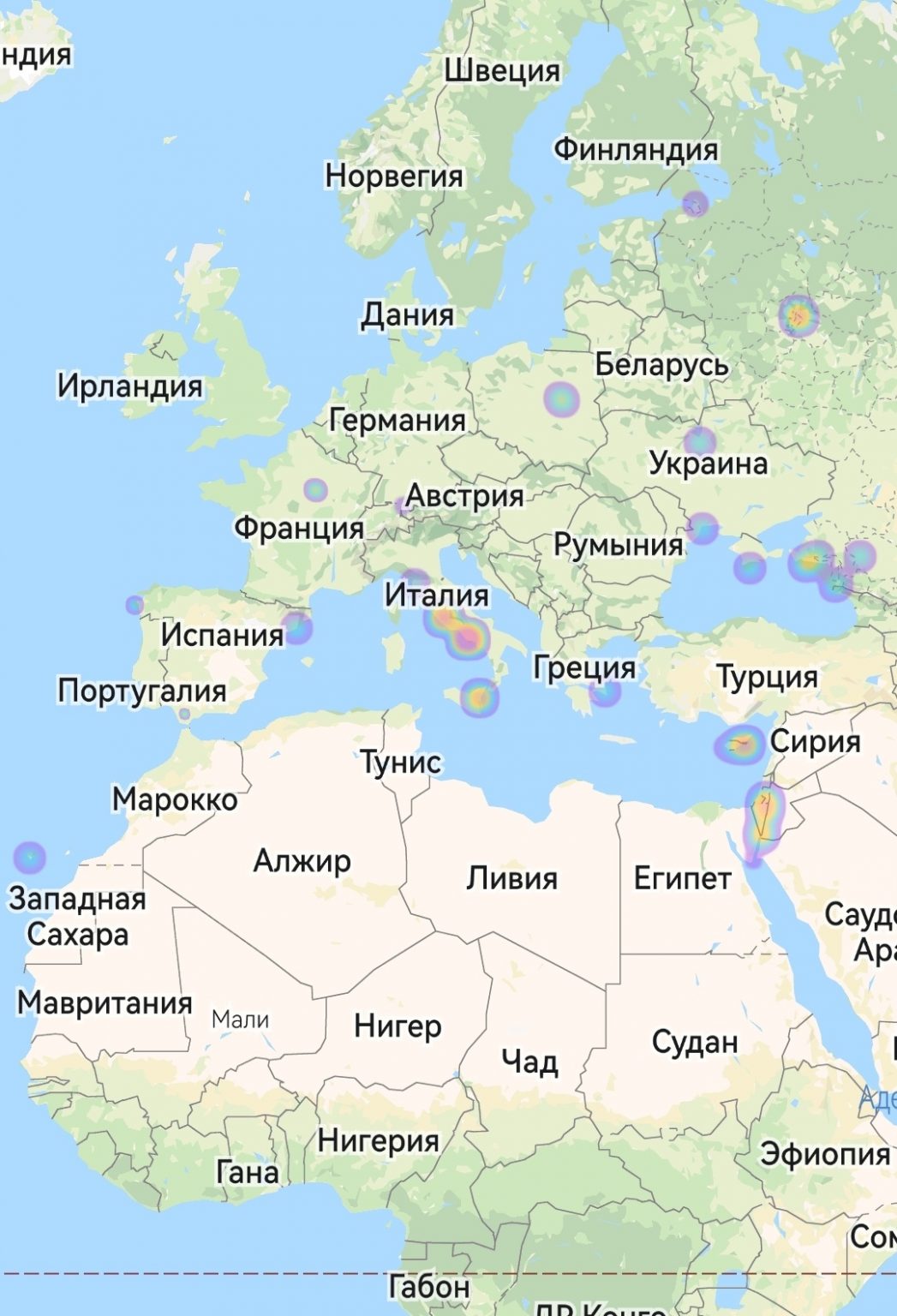 Google карта россии
