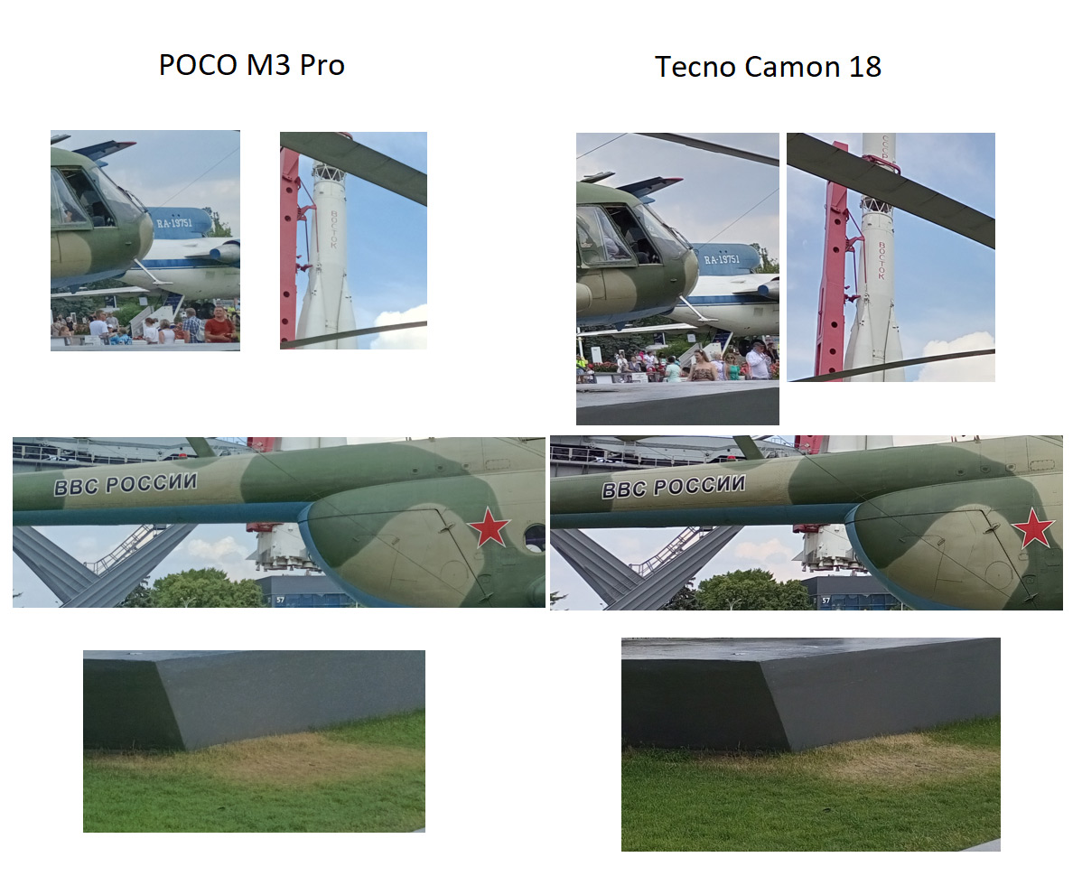 Сравнение: POCO M3 Pro против Tecno Camon 18
