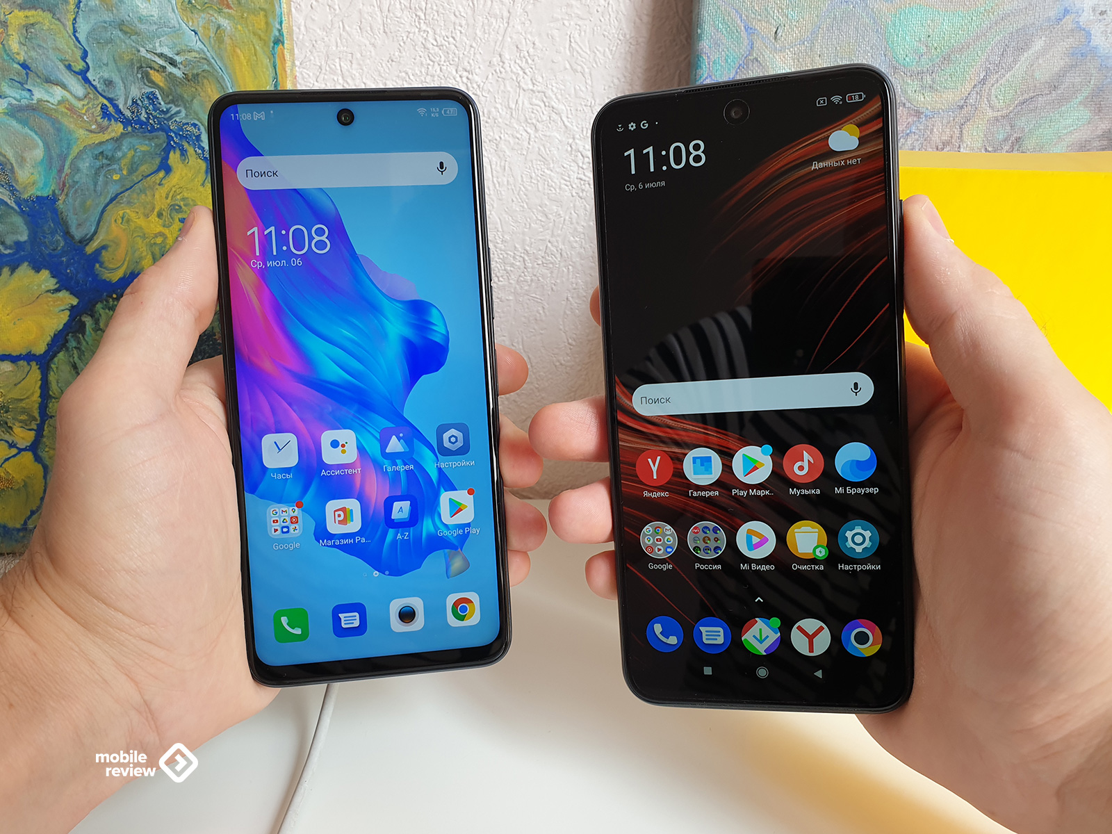 Сравнение: POCO M3 Pro против Tecno Camon 18