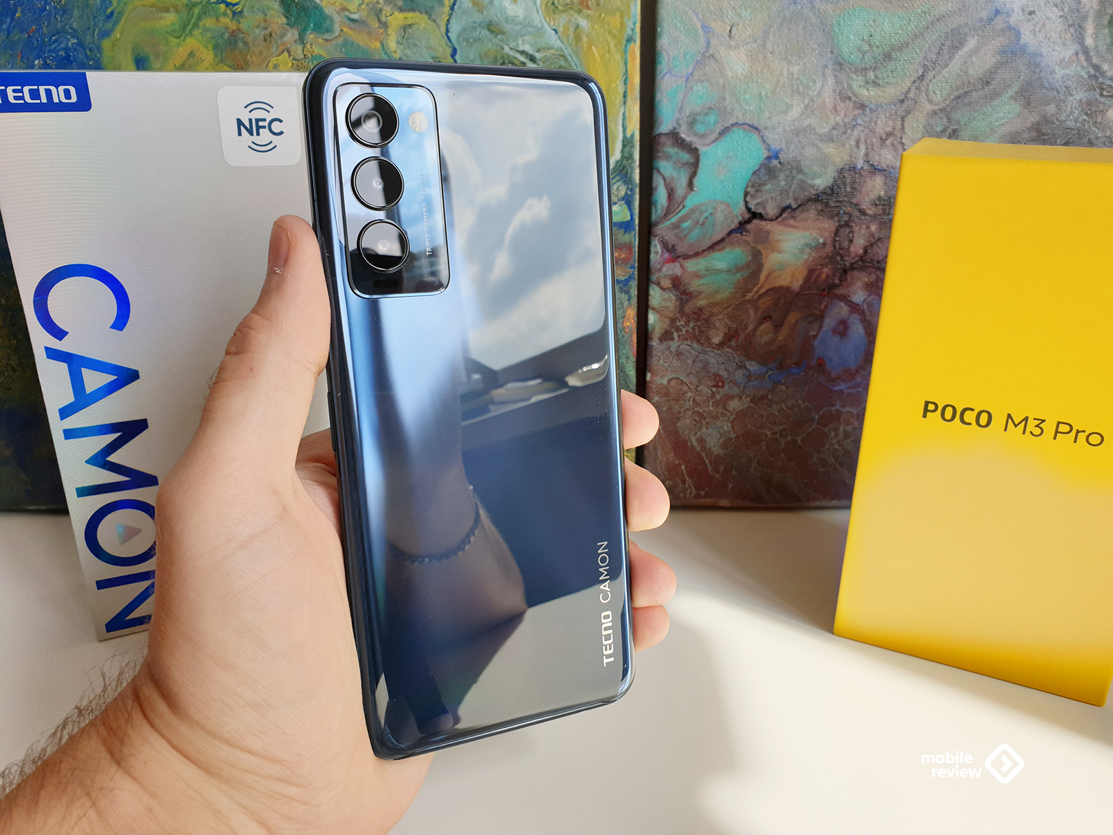 Сравнение: POCO M3 Pro против Tecno Camon 18