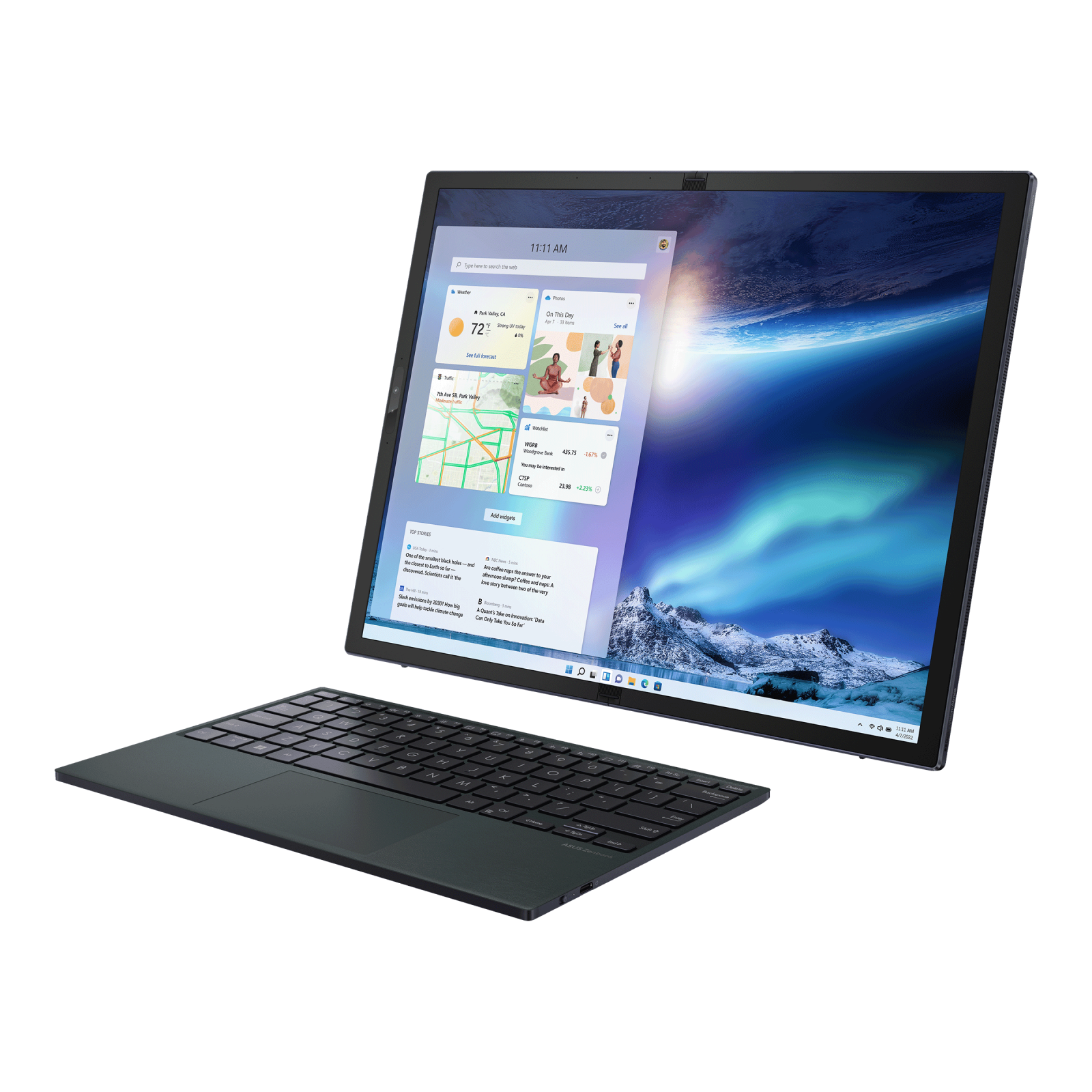 ASUS представила ноутбук с гибким экраном ASUS Zenbook 17 Fold OLED ...