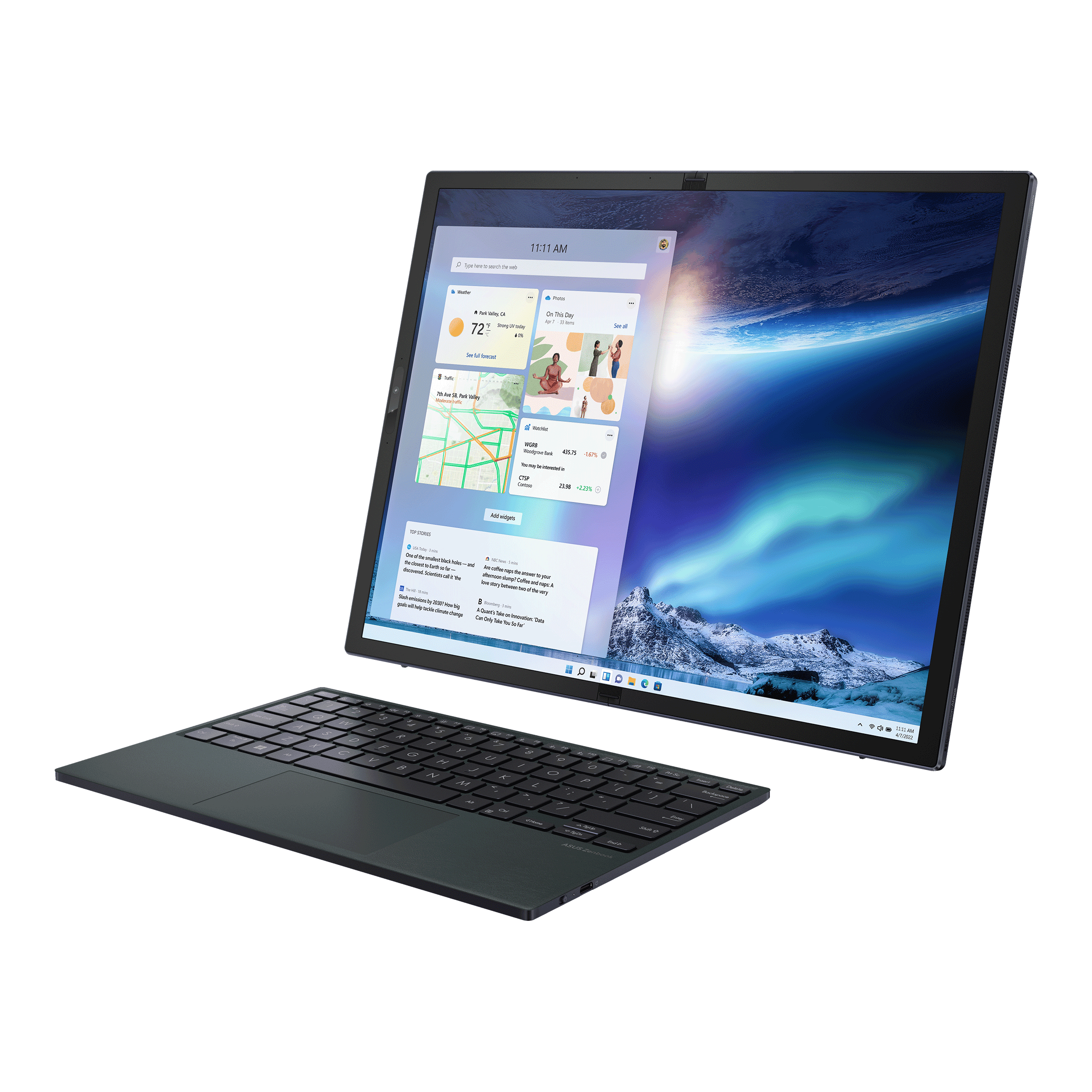 ASUS представила ноутбук с гибким экраном ASUS Zenbook 17 Fold OLED ...