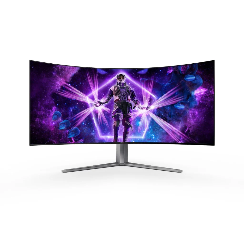 Представлен 45-дюймовый изогнутый игровой OLED-монитор AOC с частотой ...