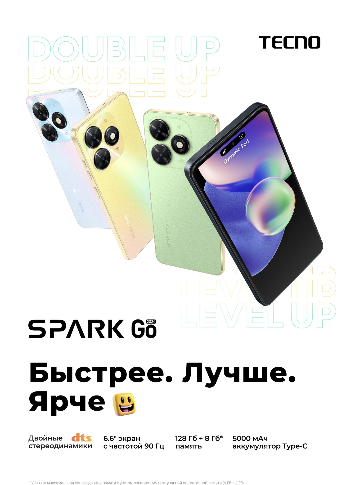 Смартфон spark go 2024 3 64