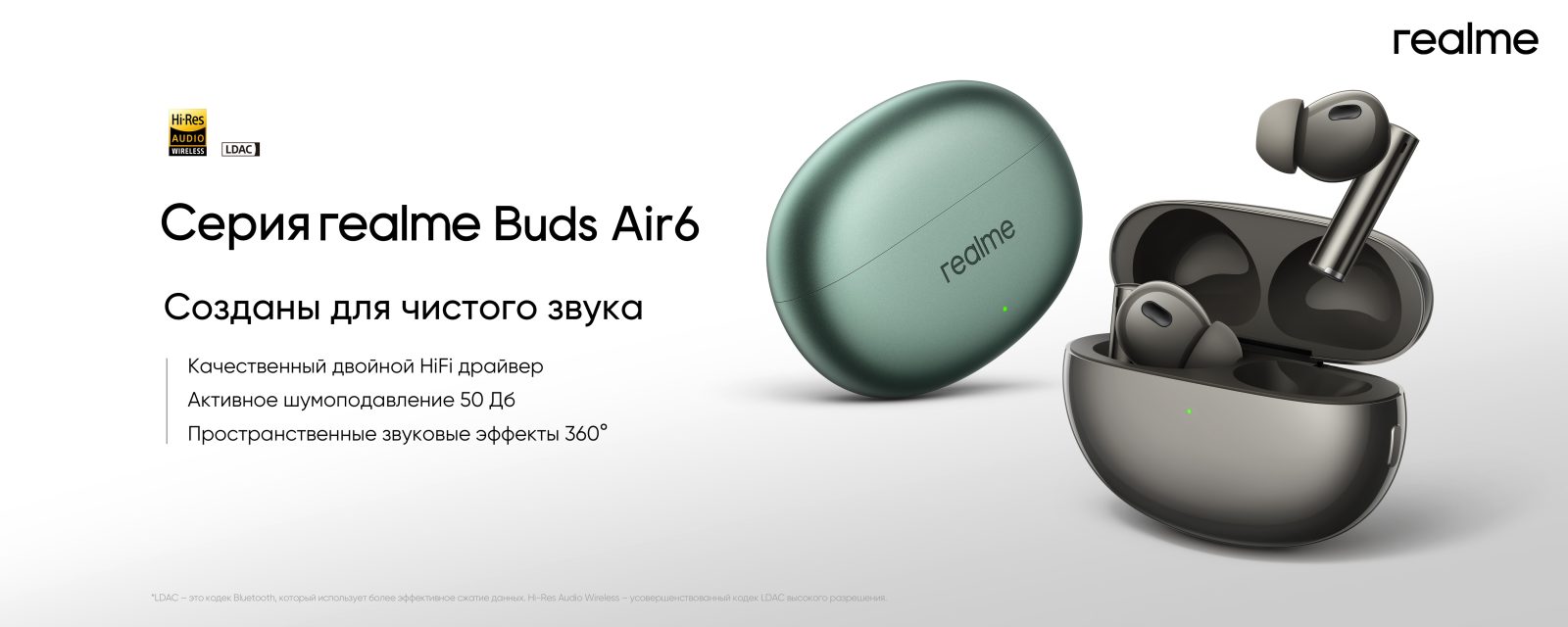 realme представила серию беспроводных наушников Buds Air6 —  Mobile-review.com — Все о мобильной технике и технологиях