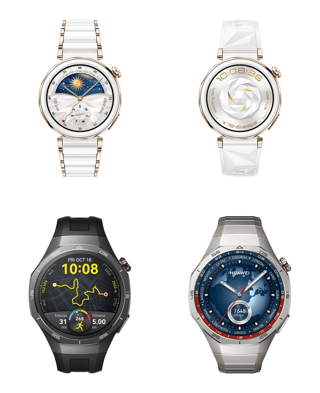 Линейка умных часов Huawei Watch GT 5/GT 5 Pro. Дизайн, отличия, цены ...