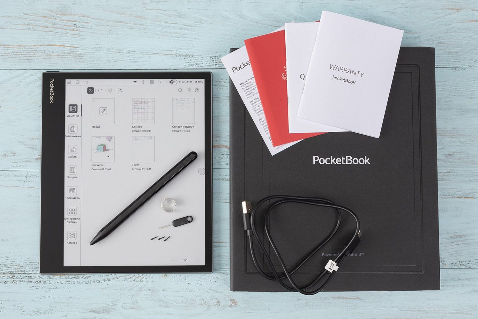 Мини-обзор PocketBook InkPad Eo – ридера-блокнота с цветным экраном ...