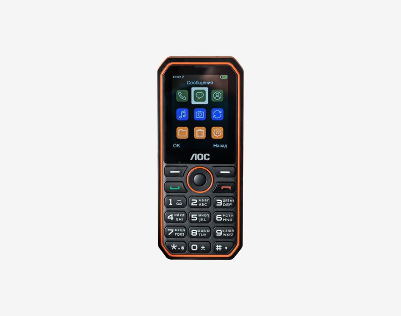 AOC A248: 5 причин купить кнопочный телефон в укреплённом корпусе