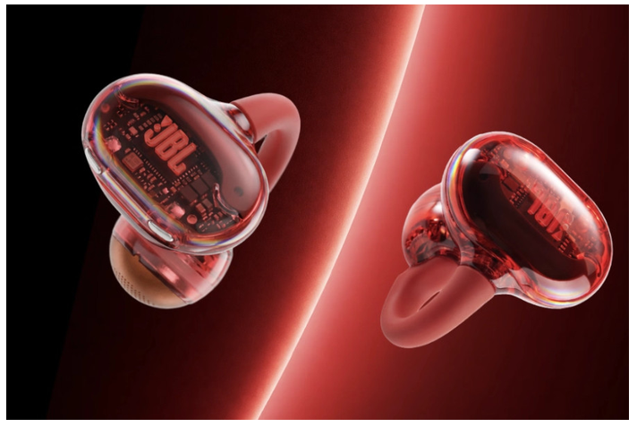 Бренд JBL анонсировал специальное издание открытых наушников Soundgear Clips Tourmaline Red