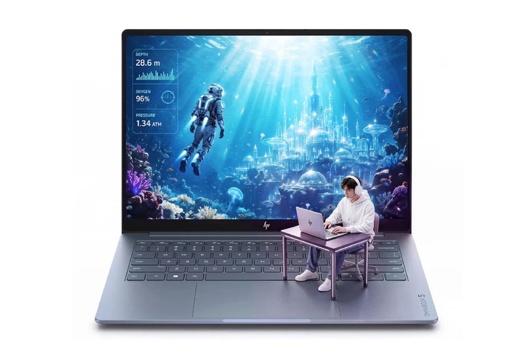 Легкий ноутбук HP Star Book Air 14 обеспечит до 42,5 часов непрерывной работы
