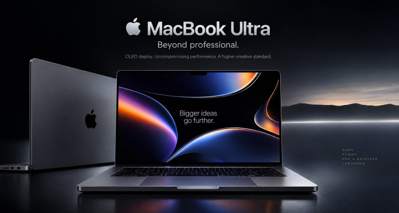 Ноутбук MacBook Ultra выйдет в двух размерах и получит обновленный дизайн