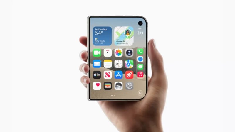 Складной iPhone Duo получит функцию Reachability с настройкой для левшей