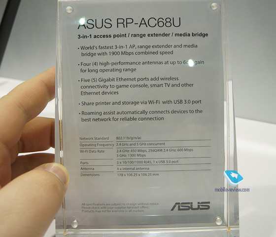 Asus RP-AC68U