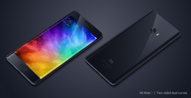 Xiaomi Mi Note 2, Mi VR y Mi MIX sin marco