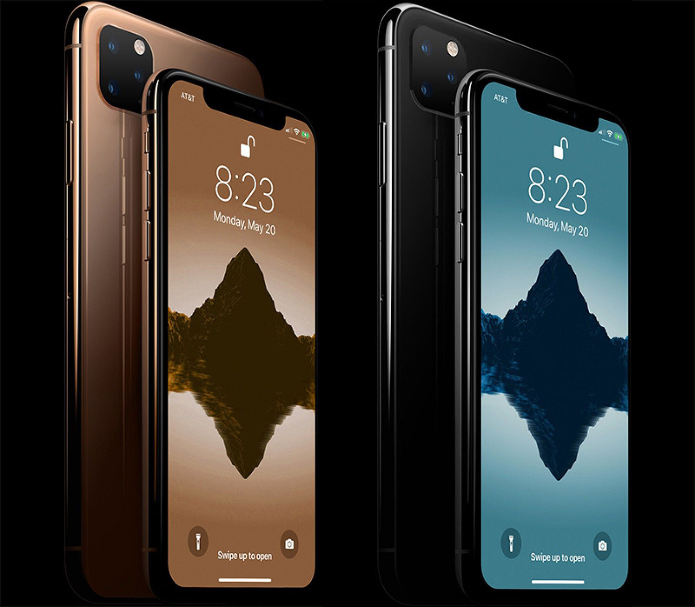 iPhone 11, 11 Pro da 11 Pro Max : waɗannan za su zama alamun alamun Apple na 2019