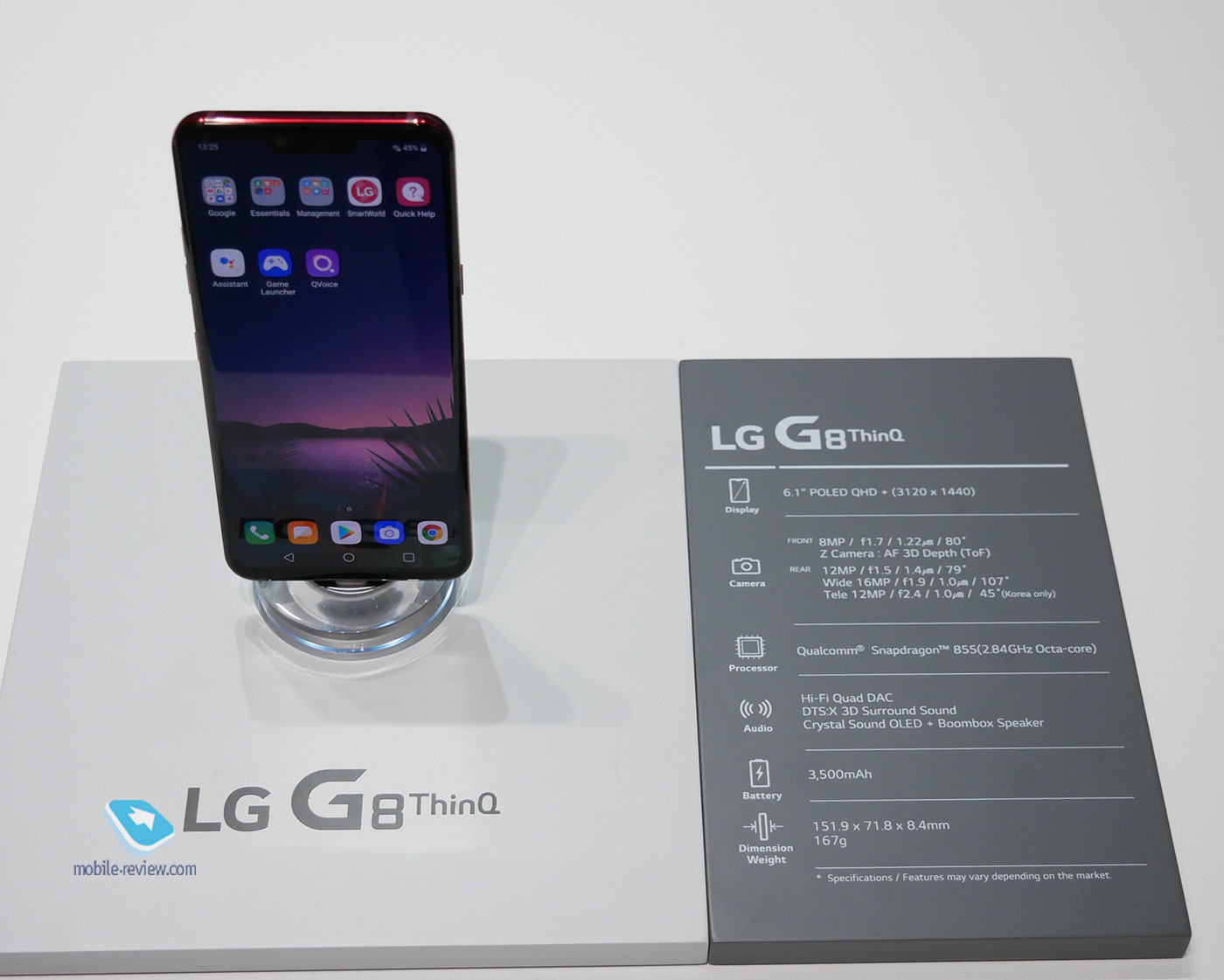 MWC. Первый взгляд на LG G8 ThinQ