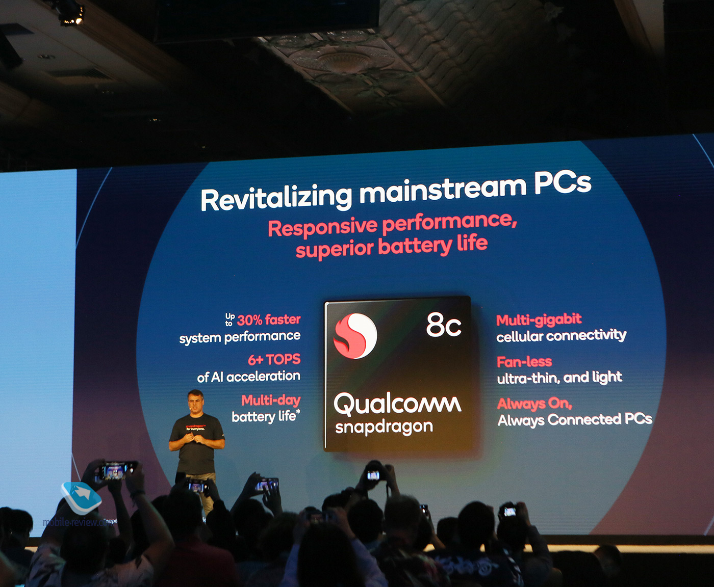 Qualcomm Tech Summit 2019 Tag 3 Augmented Reality XR , ARM Chipsätze für Laptops
