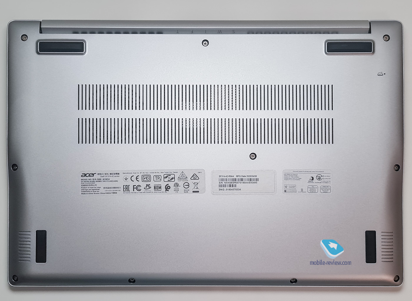 Обзор Acer Swift 3 (SF314-42-R5A4)