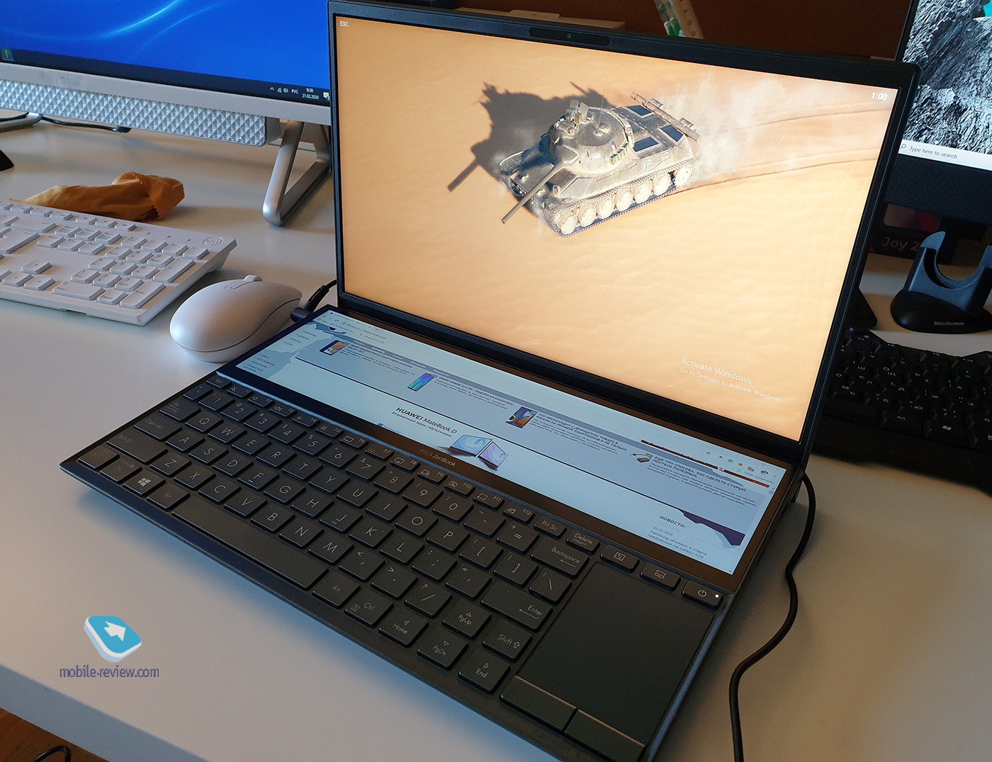 ASUS ZenBook Duo UX481: обзор ноутбука с двумя экранами