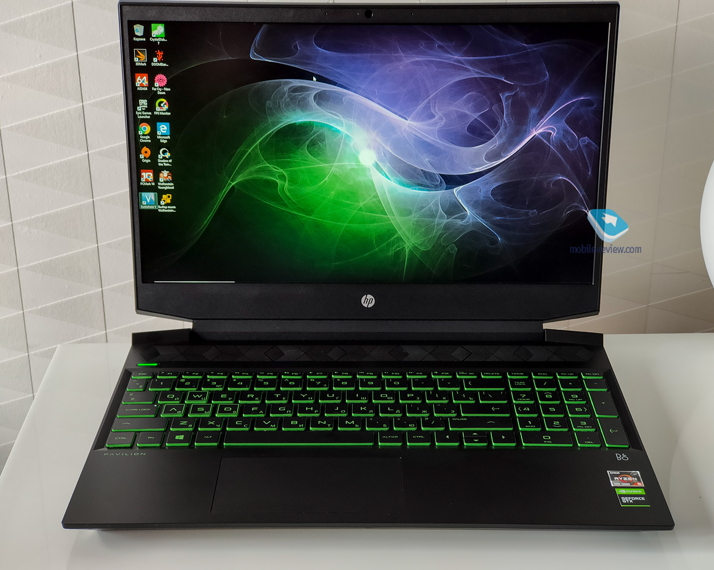 Mobile-review.com Обзор ноутбука HP Pavilion Gaming 15 (15-ec1019ur)