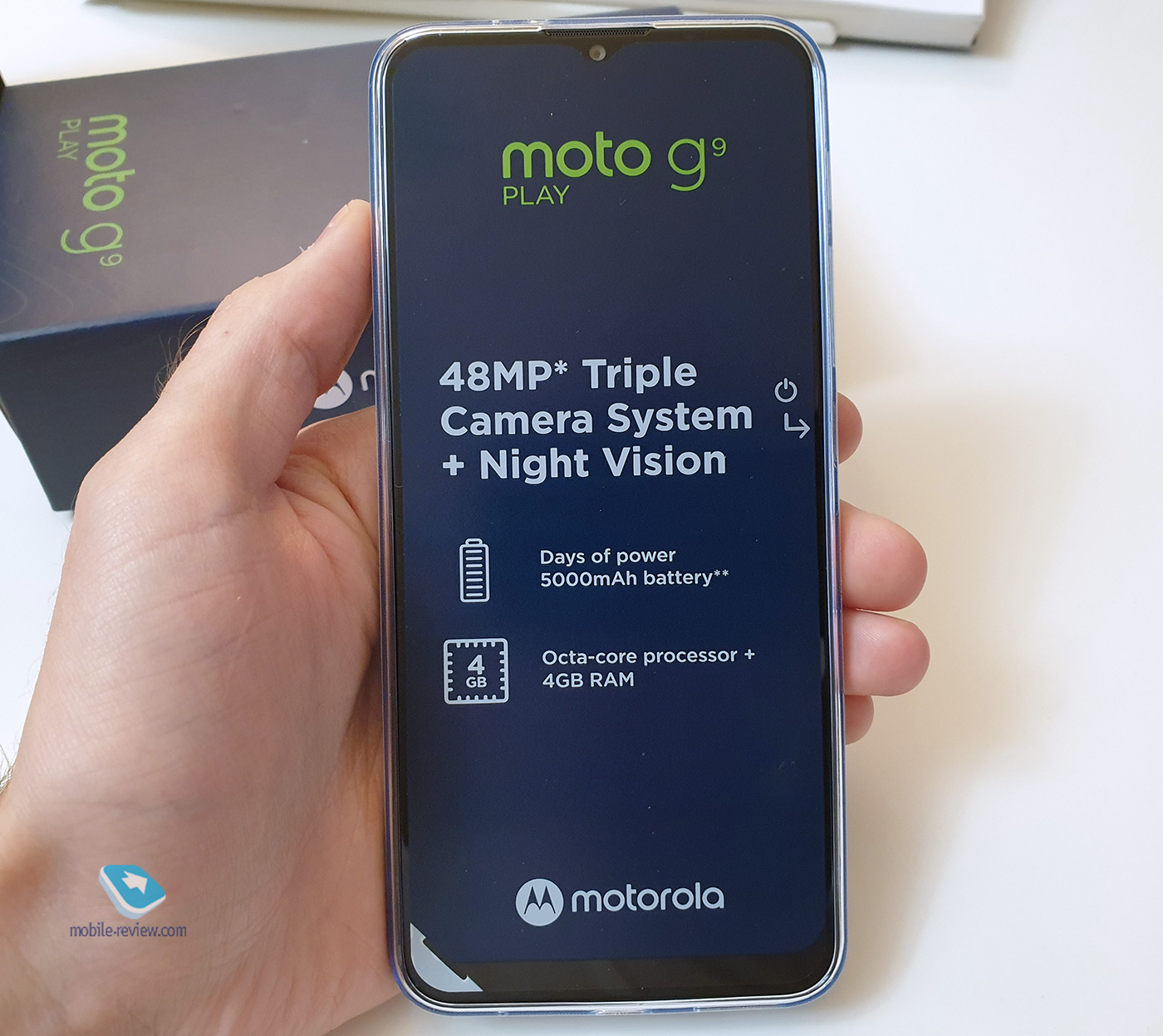  Motorola Moto G9 Play:    