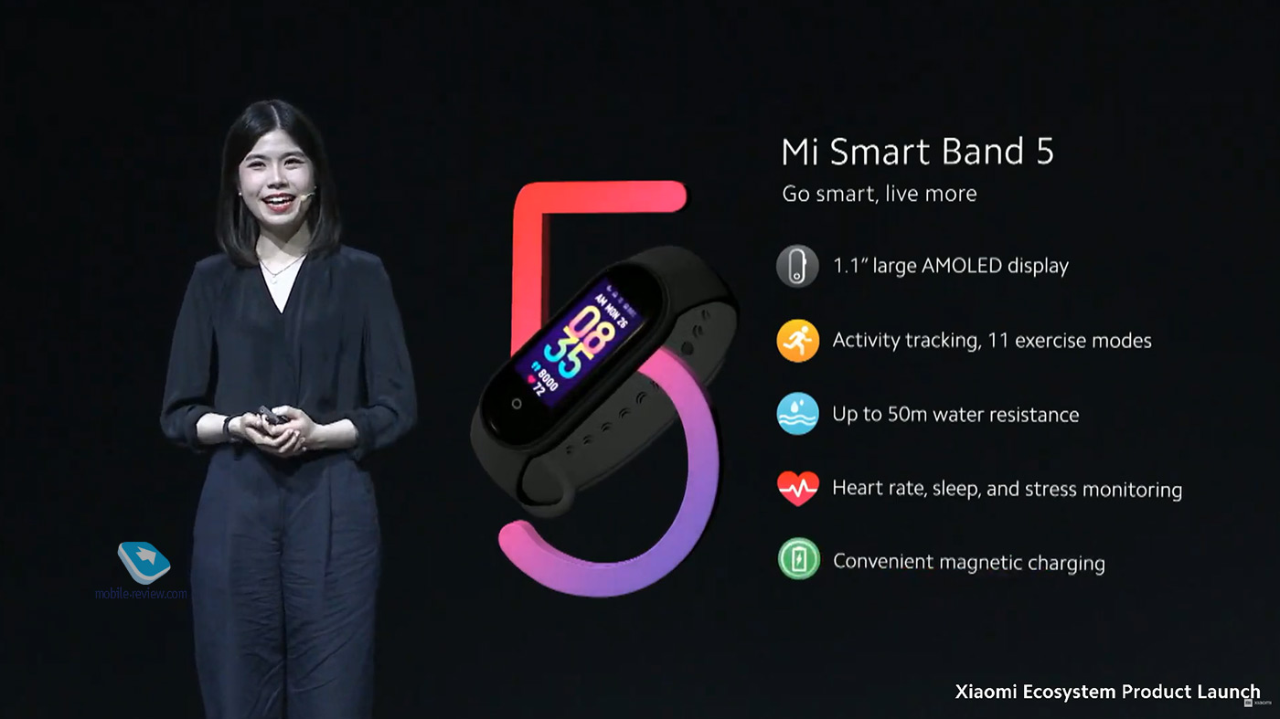   Xiaomi:  Mi SmartBand 5   !