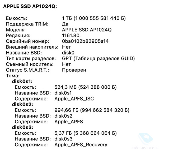 Ускоренный износ SSD на Apple MacBook с процессором M1