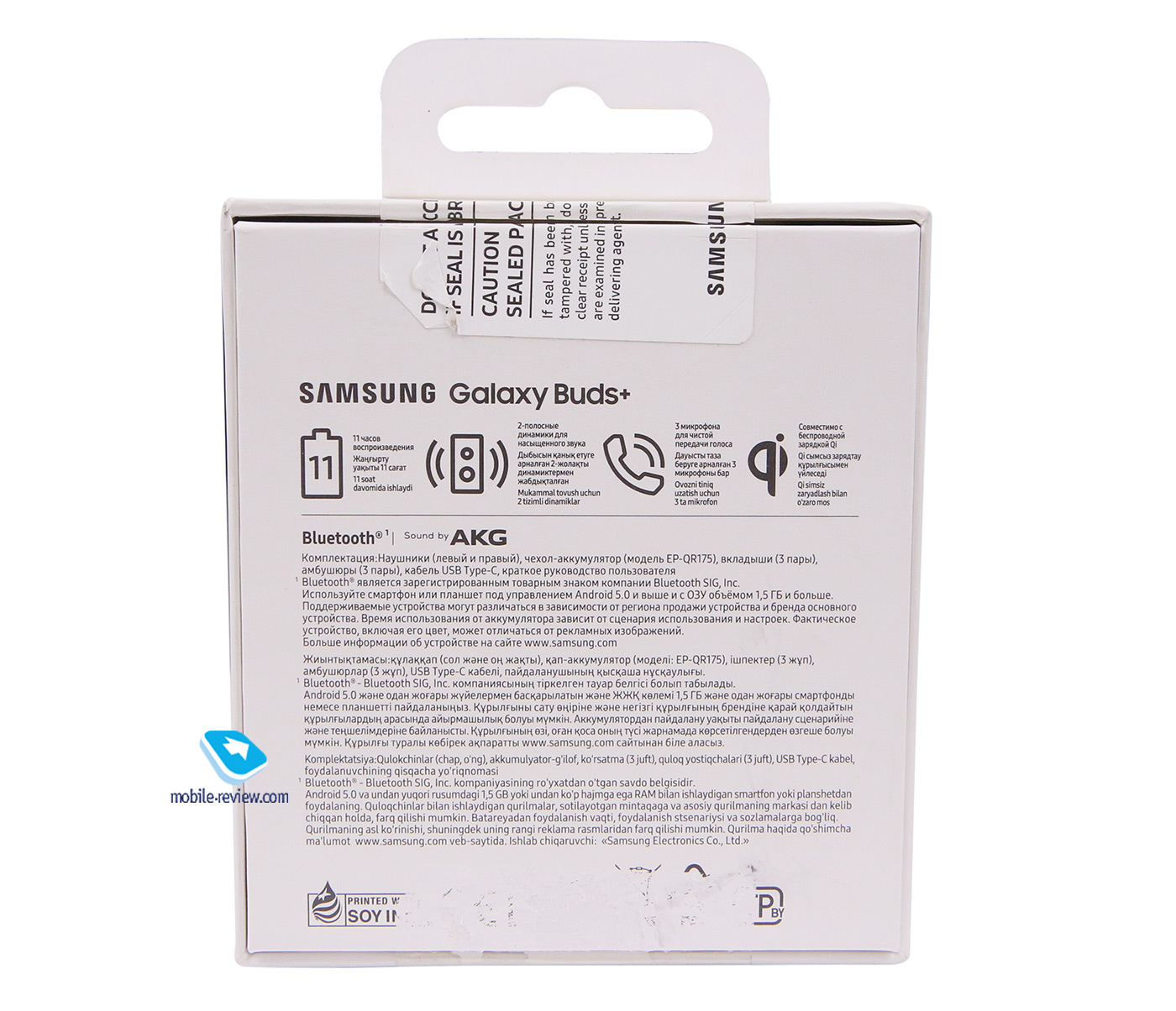 Обзор беспроводных наушников Samsung Galaxy Buds+ (SM-R175)
