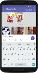 Viber Chat Extensions Giphy