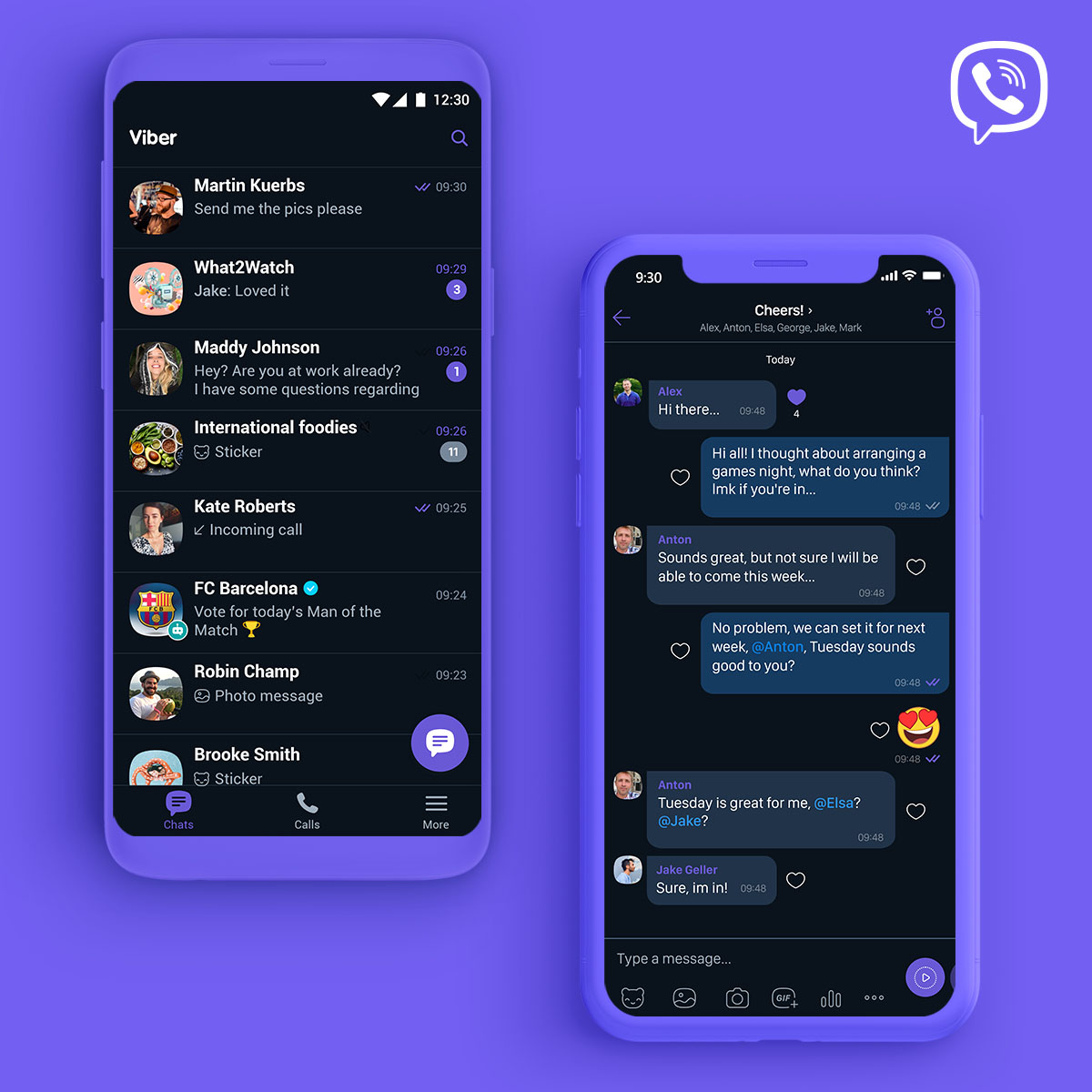 Экран чата. Viber Интерфейс. Вайбер темная тема. Интерфейс мессенджера. Viber тёмная тема.