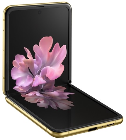 Galaxy Z Flip Mirror Gold 2