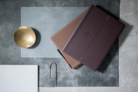 HP Spectre Folio Cognac Brown & Bordeaux Burgundy 1