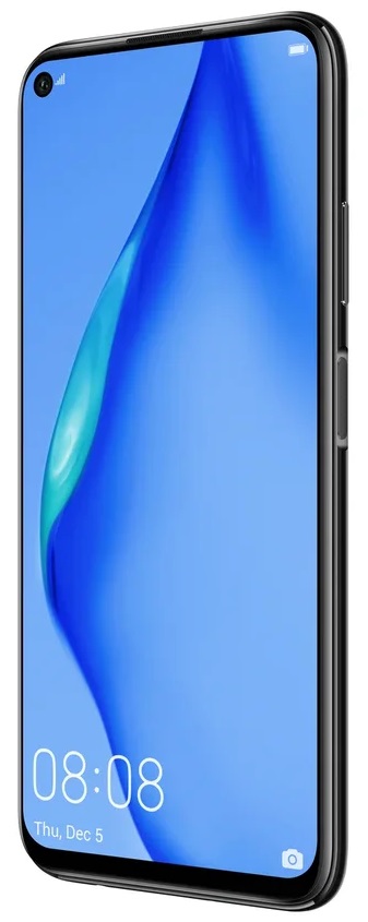 P40lite_Black_Front_50_Right