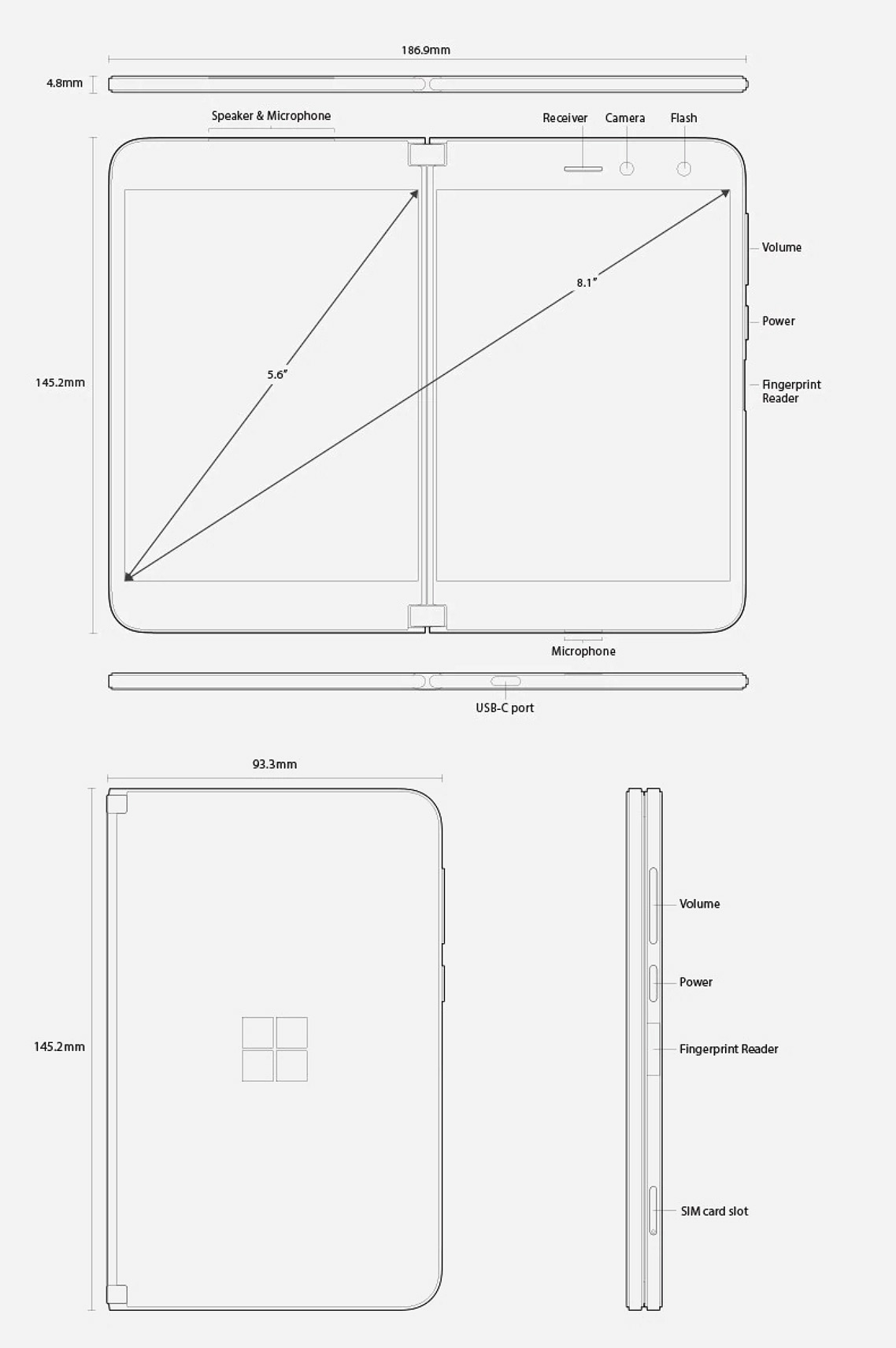 Test insolite du smartphone - Microsoft Surface Duo