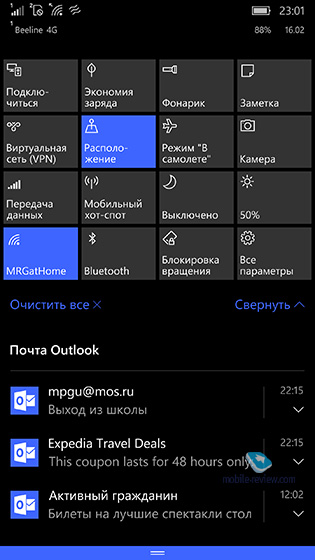 Windows 10 Le mobile est un marché OS extérieur