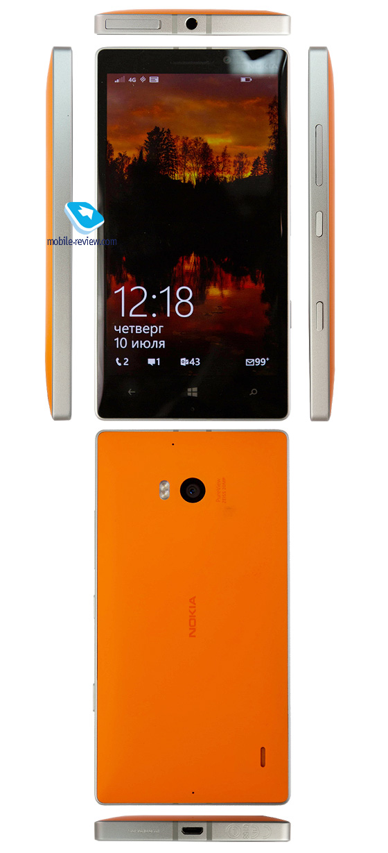 NOKIA Lumia 930 RM-1045 32 GB Bright Orange Factory Unlocked G LTE G G GSM  SIMFREE RM 1045 [2 G 850 900 1800 1900|3 G 850 900 1900 2100|4 G 携帯電話本体 