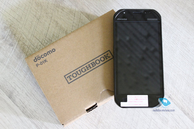 Panasonic TOUGHBOOK P-01K smartphone review
