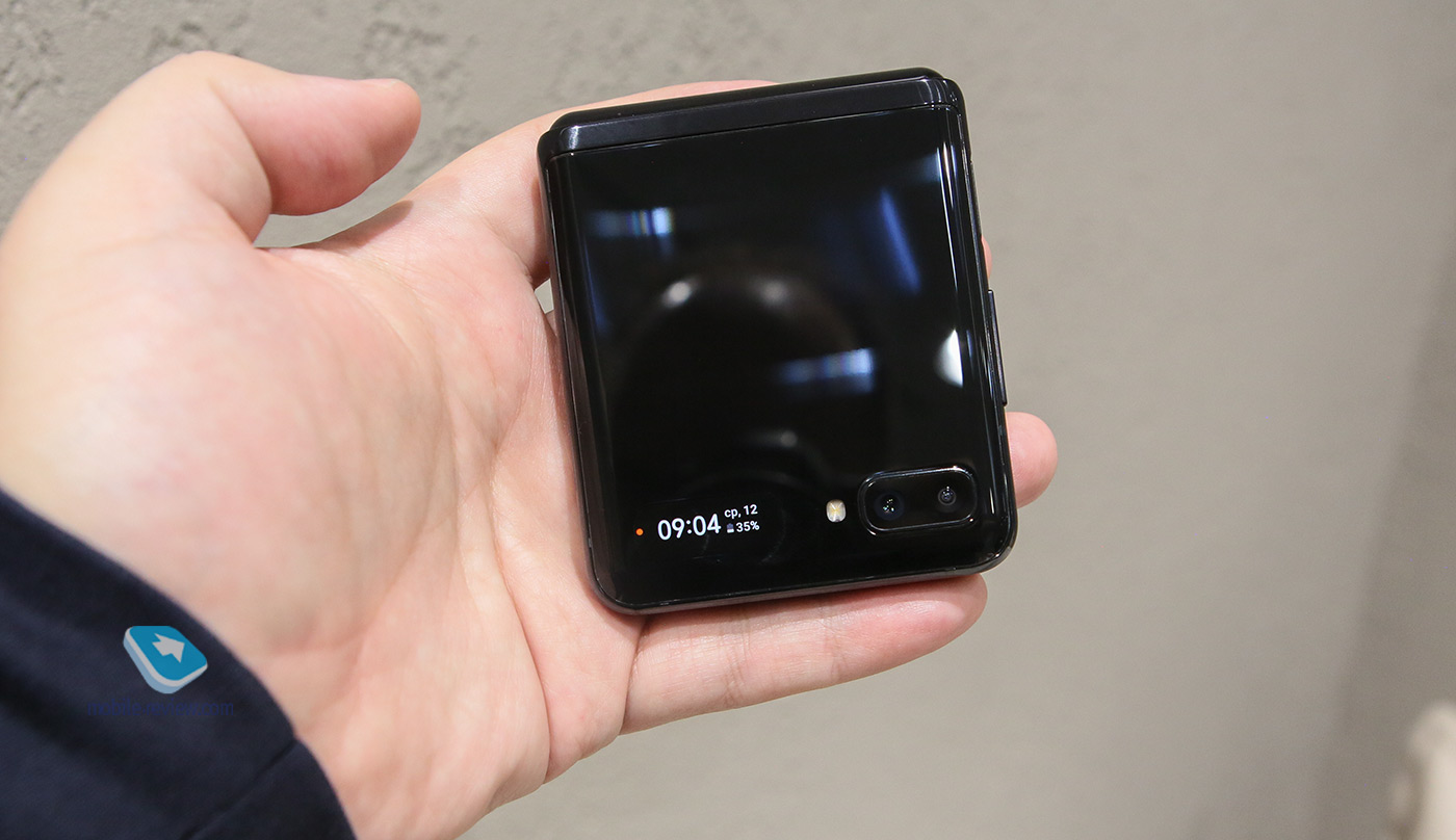Samsung Galaxy Z Flip erster Blick - zweiter flexibel Bildschirm-Smartphone