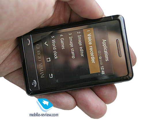 GSM-handset Samsung Armani (SGH-P520 