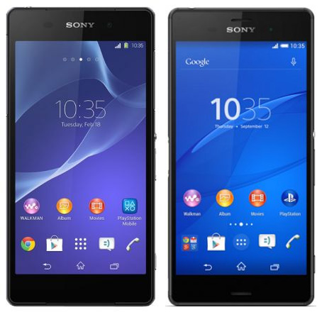 Sony xperia z3 фото в руке